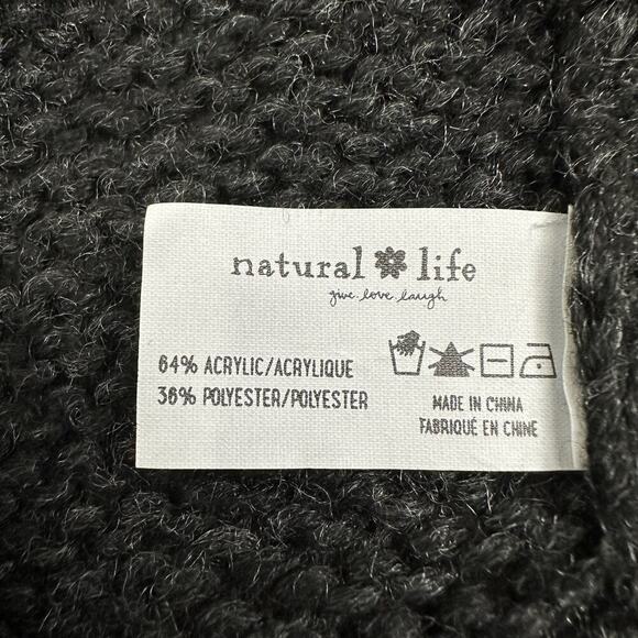 Natural Life Monroe Fairisle Cardigan Sweater XS/S Button Front Boho Bohemian - Picture 12 of 13